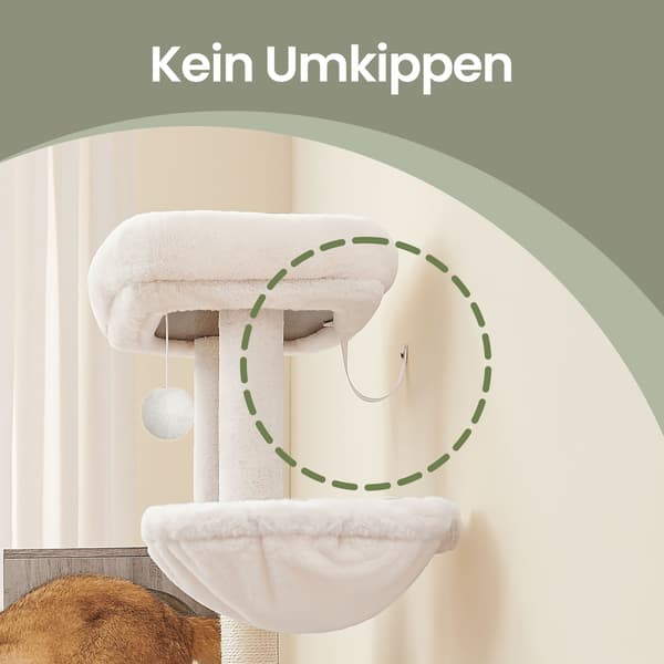 Kattträd med Kattlåda-Skåp