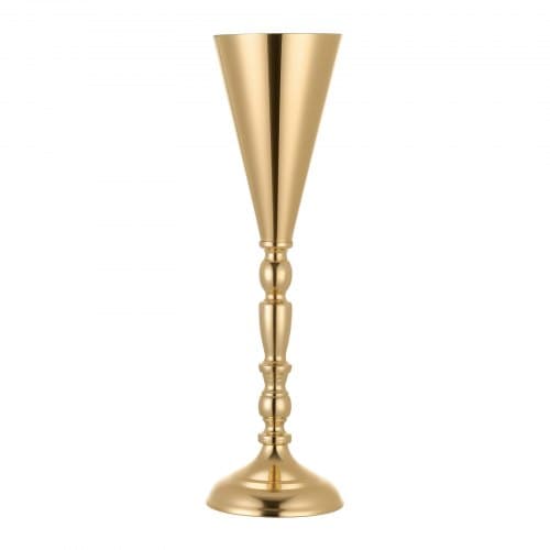 Blomvas 43x12,5 cm Guld Stål