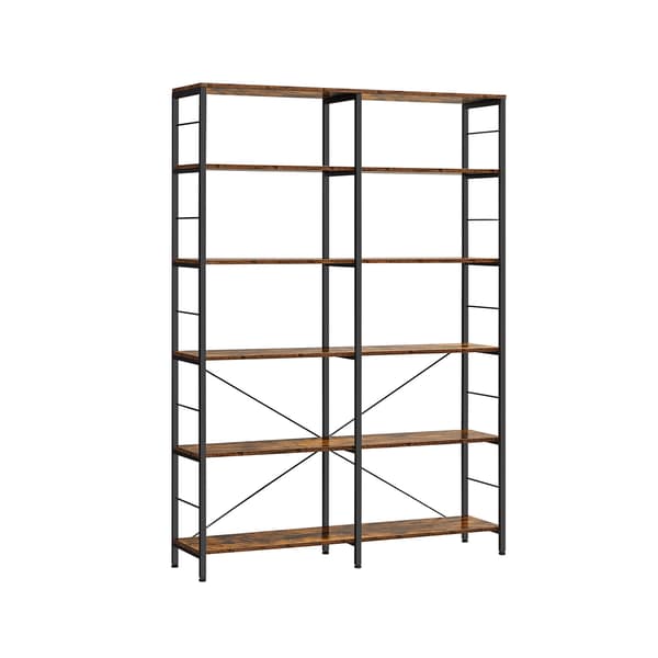 Bogreol, 172,5x120x30 cm, Sort
