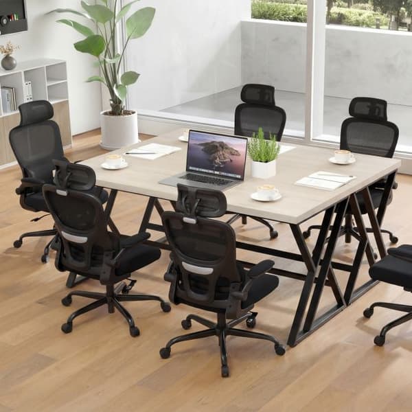 Kontorstol, 72x72x116-126 cm, Sort, Ergonomisk , Star
