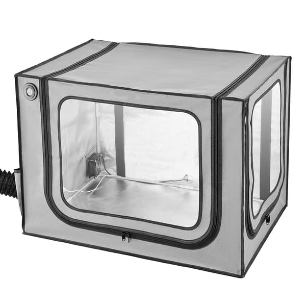 3D-printer kabinet, 80x58x58 cm, grå, ventilation