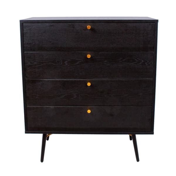 Kommode LUXEMBOURG 80x40x90 cm sort