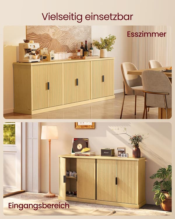 Skænk, 40x76x80 cm, Beige