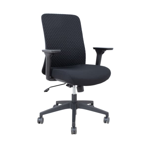 Kontorstol SEVERO 63x60x94-103 cm Sort