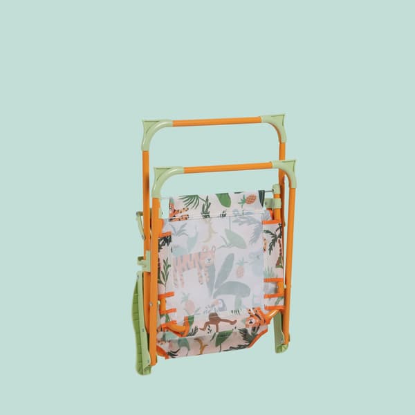Børne Camping Møbelsæt 49,5x49,5 cm Parasol Multifarvet Foldbar, Kodustaar