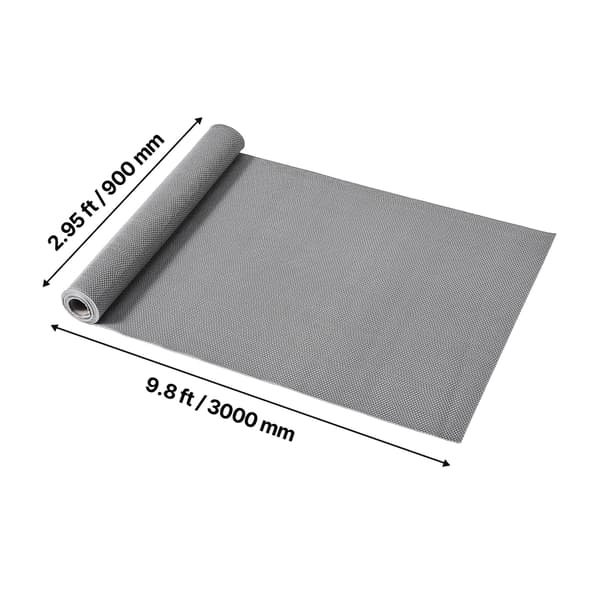 Valumatto 90x300 cm harmaa PVC