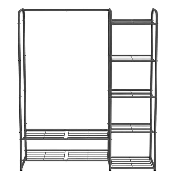 Tøjstativ 29x112x158,4 cm Sort metal