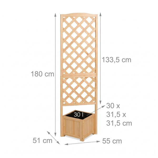 Planteringslåda med spaljé 180 cm, Kodustaar