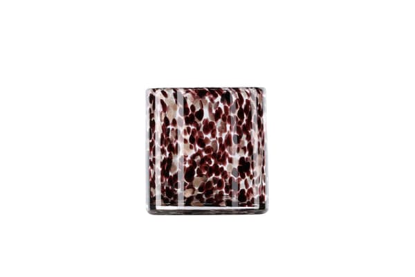 Lanterne Glora 12x12 cm Sort, glas
