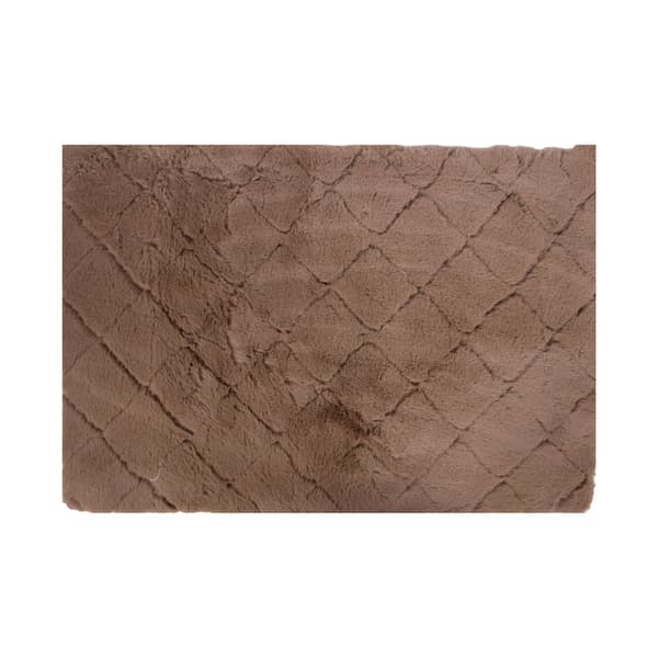 Matto 60x90 cm Ruskea Polyesteri