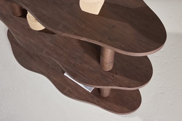 Hylly Moln 120x45x75 cm Ruskea MDF