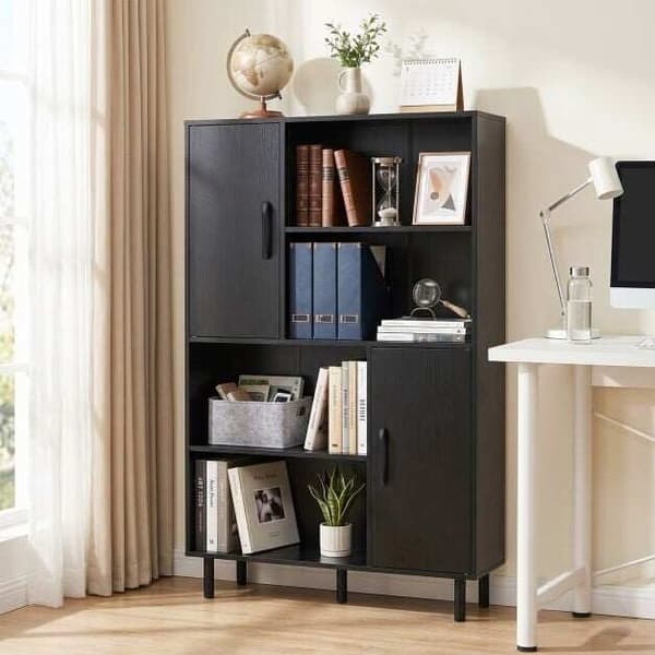 Skænk 84x24x119,5 cm sort