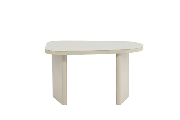 Sidebord Grönvik 70x45x40 cm Beige Glas MDF