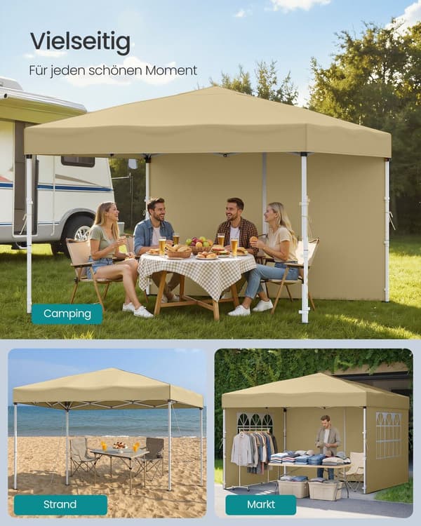 Pavillon 300x300x260 cm Beige