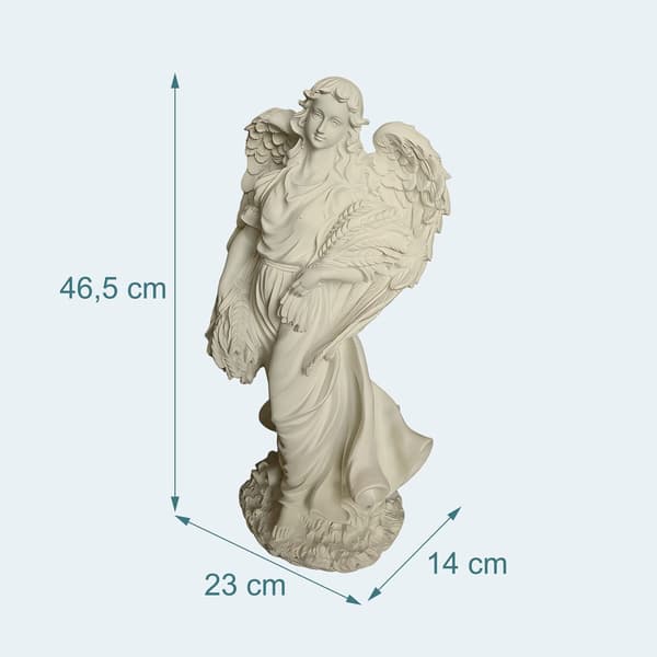 Grave Angel Stor 47 cm väderbeständig, Kodustaar