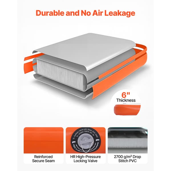 Flytbrygga 305x305x15 cm Vit PVC
