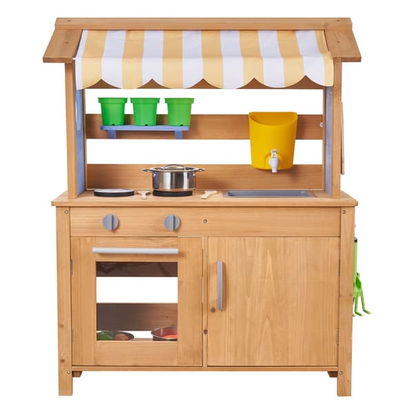 Mud Kitchen, 79,5x33,9x100 cm, Natur, Træ