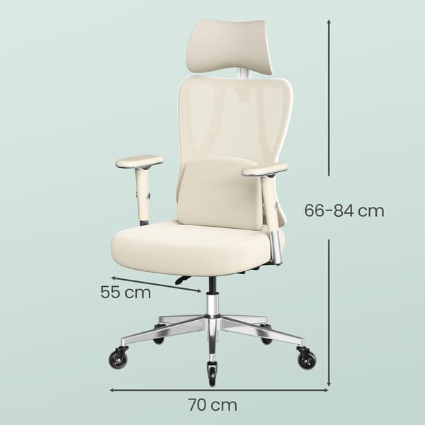 Kontorstol Ergonomisk 70x70x112 cm Brun
