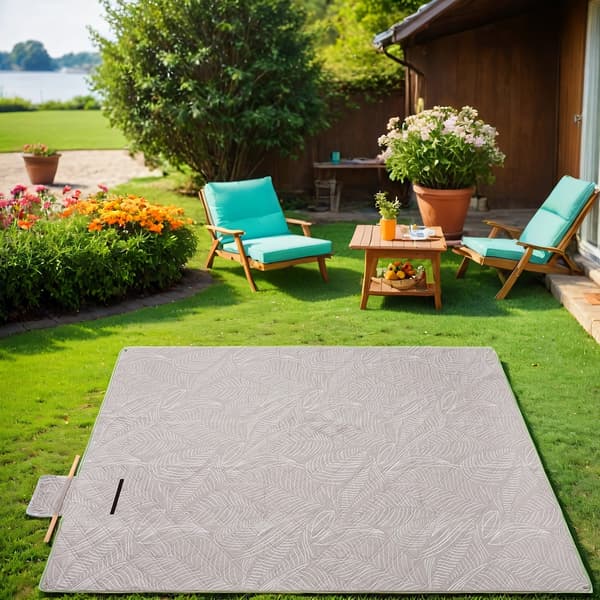 Picnicteppe 300x200 cm Khaki Vanntett