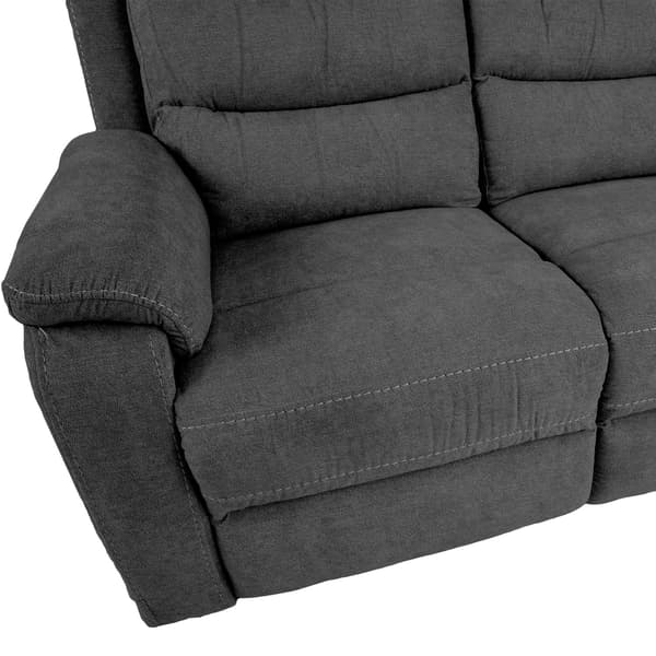 Fåtöljsoffa MIMI 153x93x102 cm grå tyg