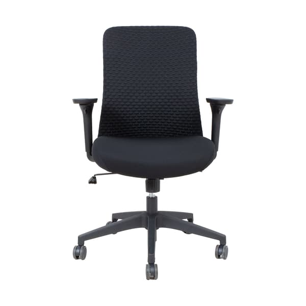 Kontorstol SEVERO 63x60x94-103 cm Sort