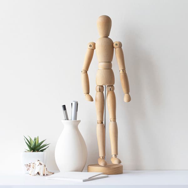 Mannequin, 32x8x7 cm, Brun, Kodustaar