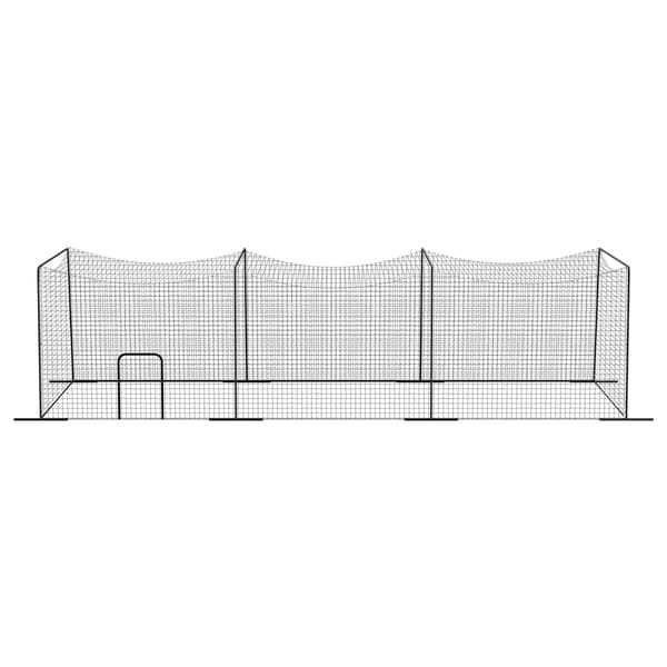 Baseball slagbur, 1200x368x310 cm, Sort, Net