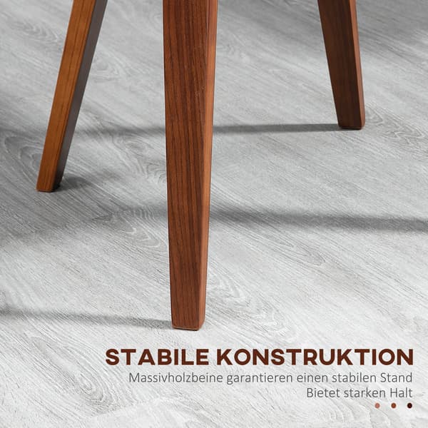 Spisestol Sæt, 53x54x81 cm, Sort, Træ