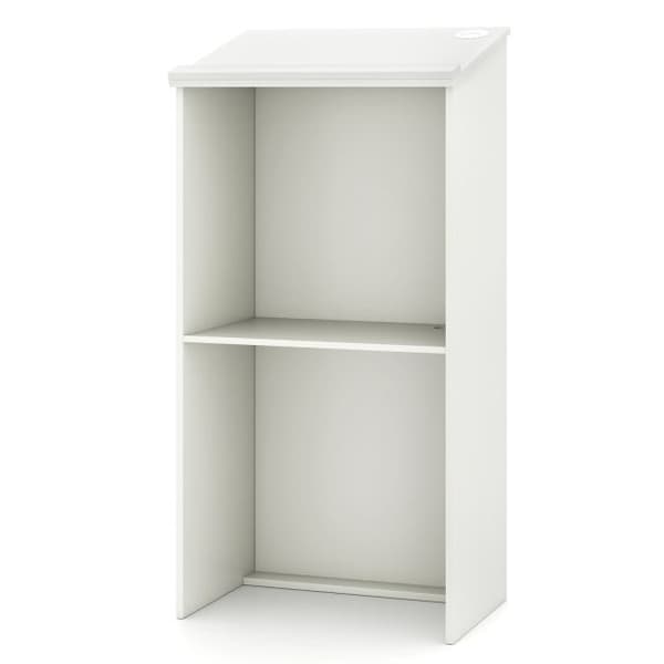 Talerstol 58x40x116,5 cm Hvid, træ