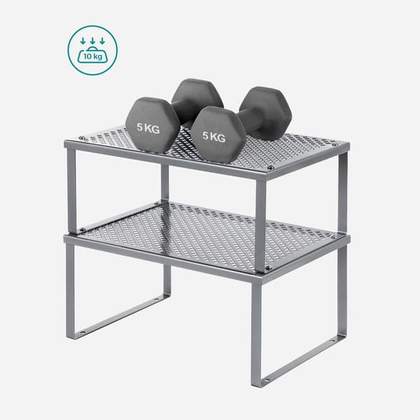 Maustehylly, 32x23x15 cm, Harmaa