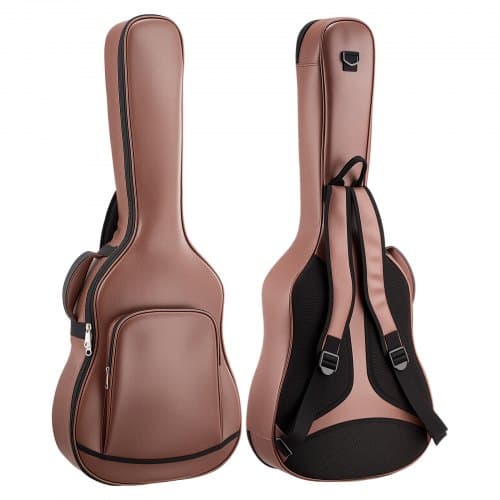 Akustisk gitarr hårt fodral 119,5x41 cm brun