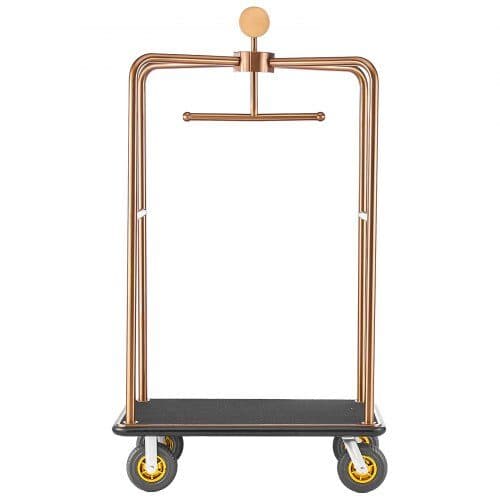 Hotelbagagevogn 108x65x196 cm rosaguld