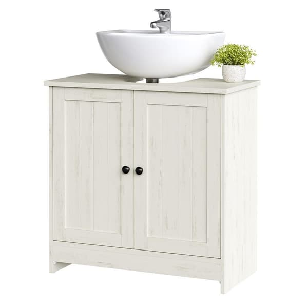 Baderomsvaskskap 30x60x61,2 cm Hvit Tre