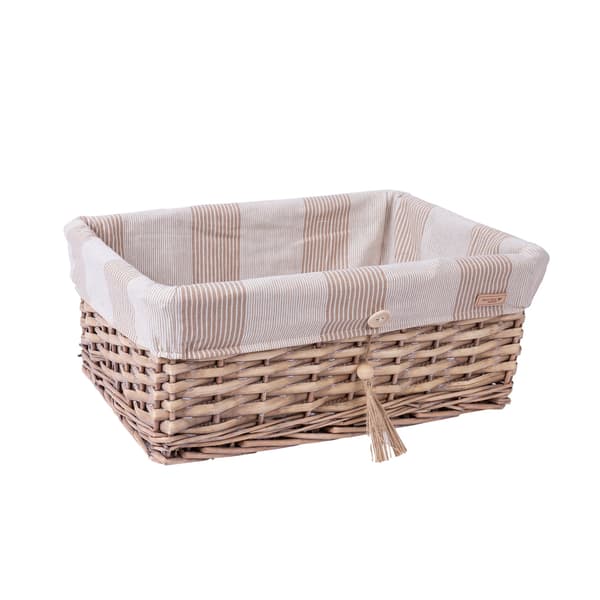 Kurv WILLI STRIPE 43x30x18 cm opbevaring