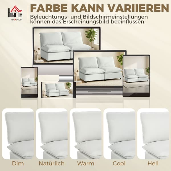 Soffa 146x85x78 cm Grå Konstläder