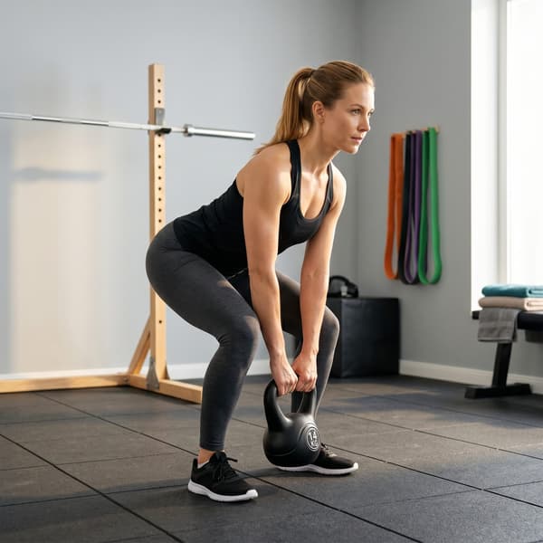 Kettlebell 14 kg 27x21x31 cm sort