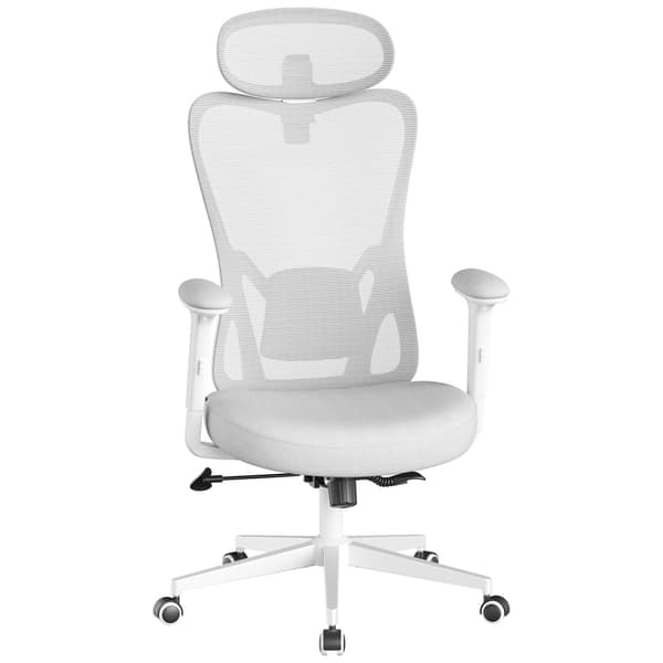 Kontorstol 70x70x113-130 cm Grå