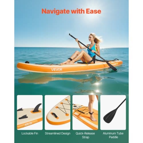 Uppblåsbar Paddle Board, 305x84x15 cm