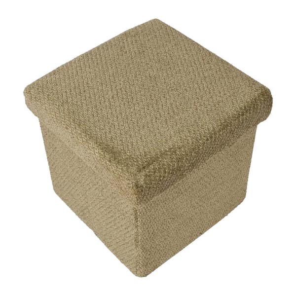 Puf JESSE 30x30x30 cm grøn opbevaring