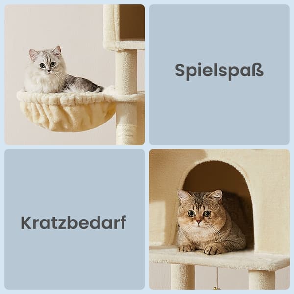Kattetræ 59x48x190,7 cm Beige