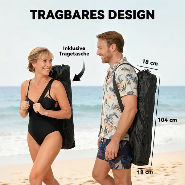 Campingstol Sæt 80x125x92-100 cm Mørkegrå Foldbar