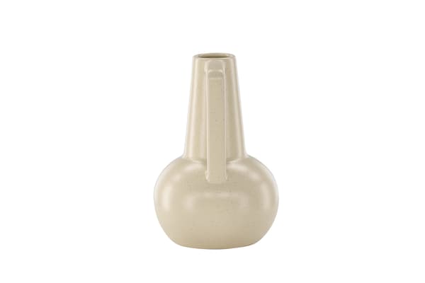 Vase Lane 15x15x22 cm Beige Stentøj