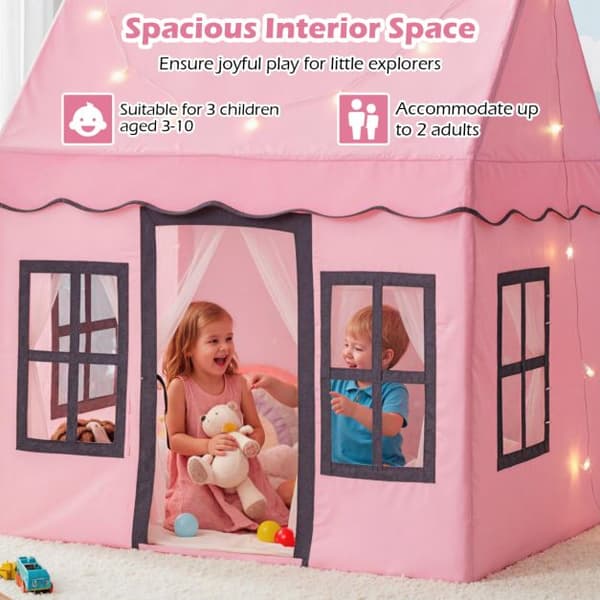 Legetelt 121x101x137 cm Pink , Star