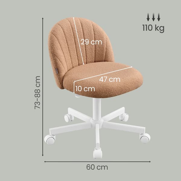 Sminkestol, Kontorstol, Overflate i Teddy Fleece