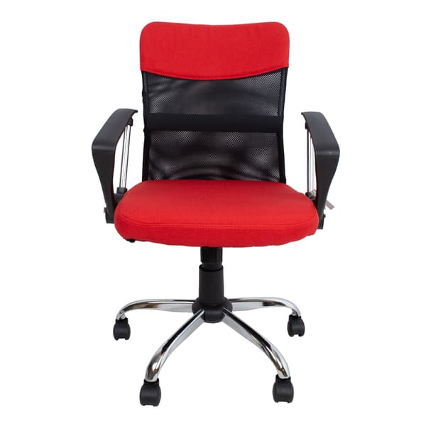 Kontorstol DARIUS 57x57x93-103 cm Rød
