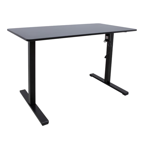 Skrivebord ERGO OPTIMAL 120x60x71-116 cm sort