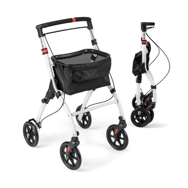 Rollator, 68x53x90-103 cm, Hvid , Star