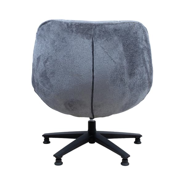 Fåtölj KENDRA 76x79,5x83 cm grå tyg