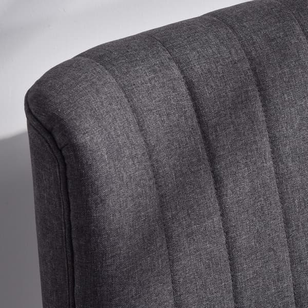 Sofa, 117x56,5x77 cm, mørkegrå, træ