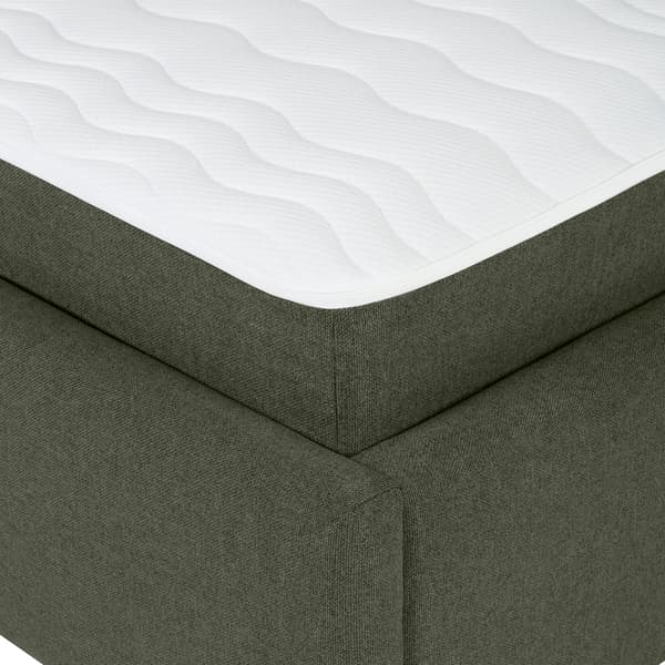 Continental seng 176x221x110 cm grøn opbevaring